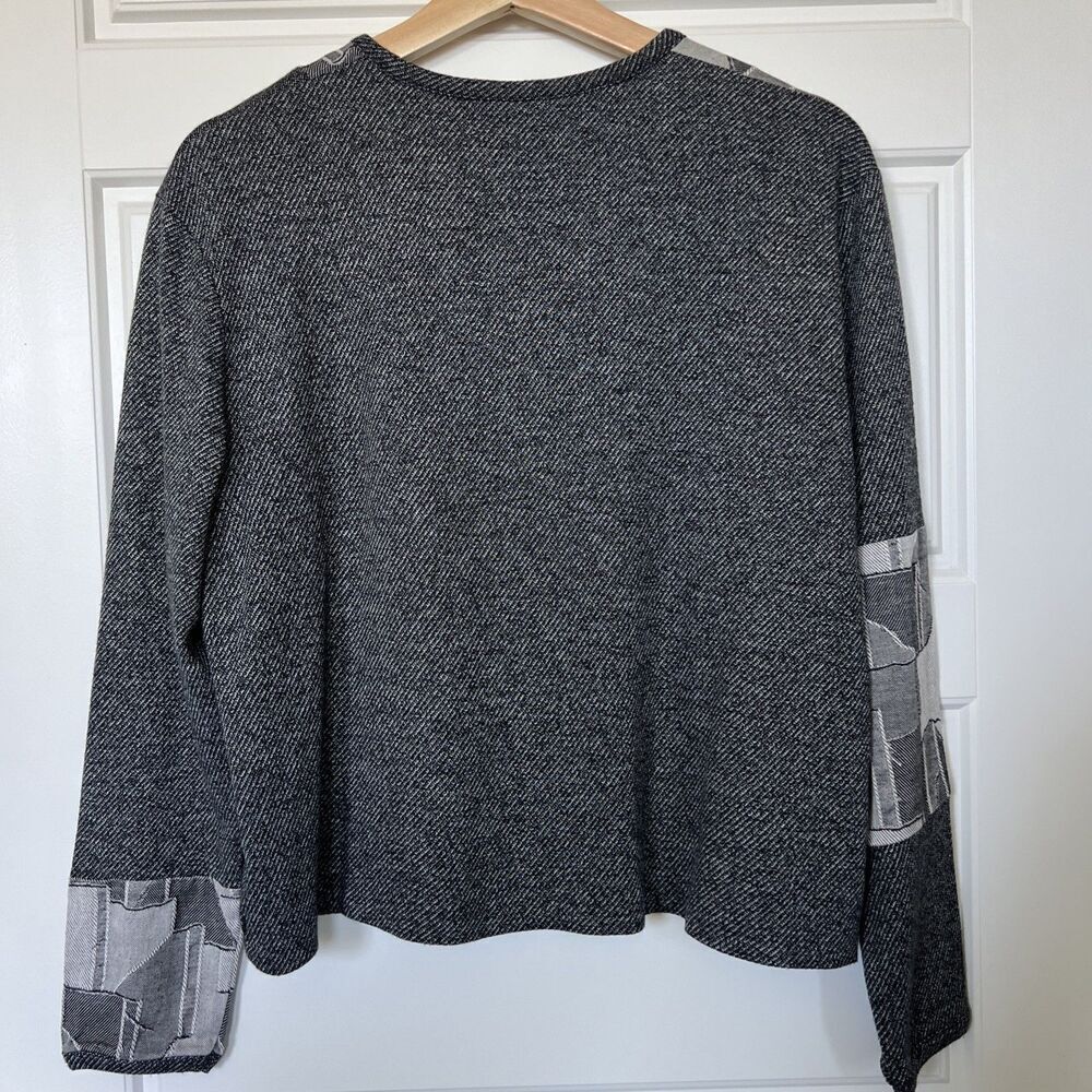 Vintage Peter Popovitch 1980’s Cardigan Sweater Gray Size Medium USA - Picture 4 of 4